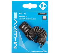 M-wave Pd 3 L Cable Lock 3 x 1200 mm Black