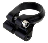 M-Wave Cicli Bonin Unisex Adult Aluminium Rear Carrier Saddle Clamp - Black, One Size