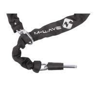 M-Wave Unisex - Adult Ring Chain XL Frame Lock with Chain, Black