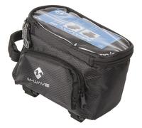M-Wave Top Tube Bag for Smartphone Rotterdam Top SB XX-Large, Black/Grey
