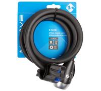 M-wave S 12.18 Spiral Cable Lock 12 x 1800 mm Matt Black