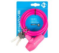 M-wave S 8.15 S Cable Lock 8 x 1500 mm Pink