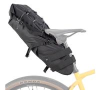 M-Wave Saddle Bag Bicycle Gravel, Bikepacking, Waterproof, Reflective, Bicycle Bag, Rough Ride Saddle L Black Series