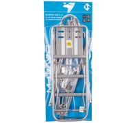 M-wave Screw On Ii Adjustable Pannier Rack 26-28´´ Silver