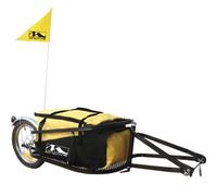 M-Wave Single 40 640081 Bicycle Luggage Trailer Single-Track Yellow