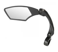 M-Wave Bicycle Mirror - Right Side - Alloy Clamp - Toughened Real Glass Lens