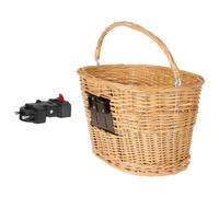 M-wave Stem Wicker Basket One Size Black