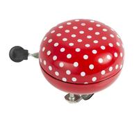 M-Wave Unisex Adult Ladybird Bicycle Bell, Many Different Designs, Steel, 80 Mm - red, 80 mm