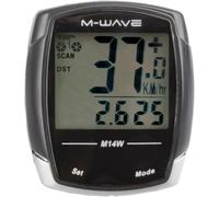 M-Wave Unisex Adult M14W Bicycle Computer - Black
