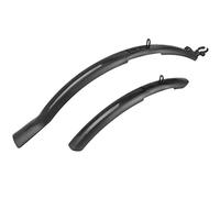 M-Wave Unisex Adult Max Universal Mudguard Set - Black, 26-29-Inch