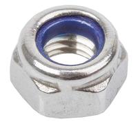 M-Wave Unisex Adult Stainless Steel Nuts M6 Silver