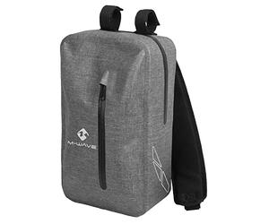 M-Wave Unisex Adult Suburban Messenger Compact Handlebar Bag, Grey Melange, 230 x 105 x 330 mm