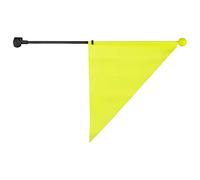 M-Wave Unisex Child Safety Flagpole - Neon Yellow, 380 mm