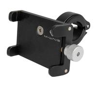 M-Wave Unisex - Erwachsene Bike Mount AL Smartphone-Halter, Schwarz, 60-95 mm