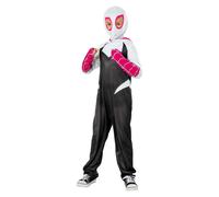 (M, White/Black/Pink) Marvel Comics Childrens/Kids Ghost-Spider Costume