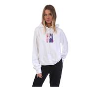 (M, White) Diesel Womens/Ladies Reggy Relaxed Fit Hoodie