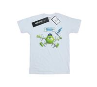 (M, White) Disney Mens Monsters University Taped Mike T-Shirt