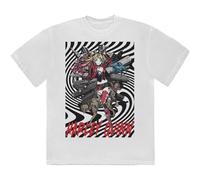(M, White) Harley Quinn Spiral T Shirt