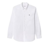 (M, White) Lacoste Mens Oxford Long-Sleeved Shirt