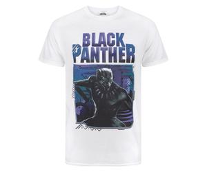 (M, White) Marvel Black Panther Mens T-Shirt