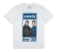 (M, White) Oasis Colour Photo Live 25 T Shirt