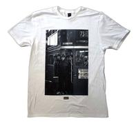 (M, White) Oasis London Bus Photo T Shirt