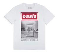 Rock Off officially licensed products Oasis Wonderwall Single Cover T Shirt M White