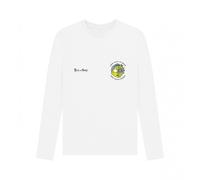 (M, White) Rick And Morty Unisex Adult Nobody Exists Long-Sleeved T-Shirt