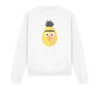 (M, White) Sesame Street Unisex Adult Bert Sweatshirt