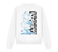 (M, White) Sesame Street Unisex Adult Out In These Streets Sweatshirt