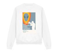 (M, White) Star Trek Unisex Adult The Next Generation Season 4 Episode 8 Sweatshirt