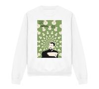 (M, White) Star Trek Unisex Adult The Next Generation Season 7 Episode 11 Sweatshirt
