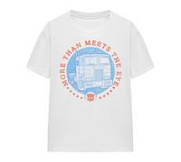 (M, White) Transformers Womens/Ladies Generations More Than Meets The Eye Optimus Prime Truck T-Shirt