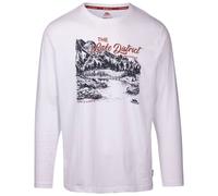 (M, White) Trespass Mens Chira Printed Long-Sleeved T-Shirt
