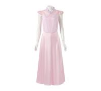 (M) Wicked Cosplay Glinda Costume Party Carnival Adult Pink Dress Dress Halloween Up