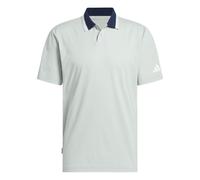 (M, Wonder Silver) adidas Golf Mens 2025 Beyond The Course Twist Knit Breathble Polo Shirt