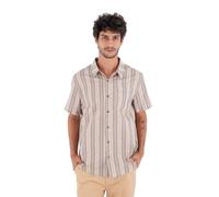 Hurley Printing Press Hips Short Sleeve Shirt Beige 2XL Men