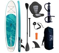 M.Y Point Break Paddle Boards 10ft 6in Inflatable Stand Up Paddle Board with Kayak Seat Conversion Kit Complete with Full SUP Accessories Package