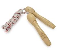 M.Y 2.3m Wooden Skipping Rope | Skipping Rope For Kids and Adults | Fitness