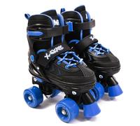 M.Y Adjustable Quad Roller Skates with Built In Adjusters in Blue | Size: Medium M.Y Blue Medium