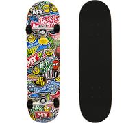 M.Y Complete Double Kick Skateboard - - Size: ONESIZE