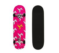M.Y X-Skate 'Origami' Complete Skateboard 31" Double Kick Beginner Skateboard for Kids Teenagers & Adults 7 Ply Birch Deck ABEC 7 Bearings for Tricks and Skateparks - Origami Design