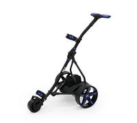 M.Y Pro Series Electric Golf Trolley | 36 Hole Battery Lithium Golf Cart | 9 Speed Auto Distance Function | Easy To Assemble | Over £100 Free Accessories (Lithium Battery, Blue)