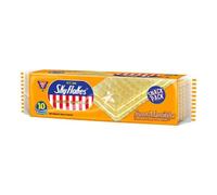 M.Y. San SkyFlakes Crackers Sandwich Cream Filling Filipino Crispy Snacks (10 Pcs) 300g - Sweet Mantikilya Butter Cream Filling
