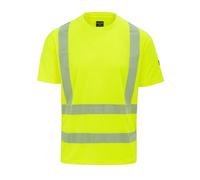 (M, Yellow) Dunlop Mens Lightweight Hi-Vis T-Shirt
