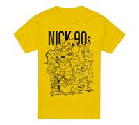 (M, Yellow) Nickelodeon Mens Nick 90s T-Shirt