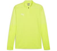 (M, Yellow) Puma Mens TeamFinal Quarter Zip Training Fleece Top