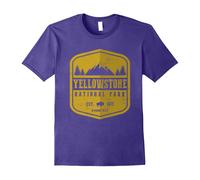 (M) Yellowstone National Park Tshirt I Love Hiking Wanderlust-Father's Day