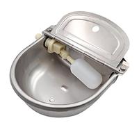 M.Z.A Cattle Drinker Waterer Trough Stainless Steel Automatic Drinking Bowl with Float Valve for Dog Horse Cattle Goat Sheep