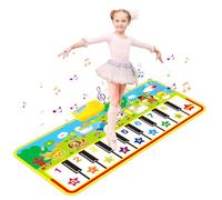 m zimoon Piano Mat, Kids Large Music Mat Children’s Touch Play Musical Carpet Piano Floor Mat Dance Mat Gifts Toys for 2 3 4 5 6 7 8 Years Old Kids Boys Girls Toddlers(135 × 58 cm)
